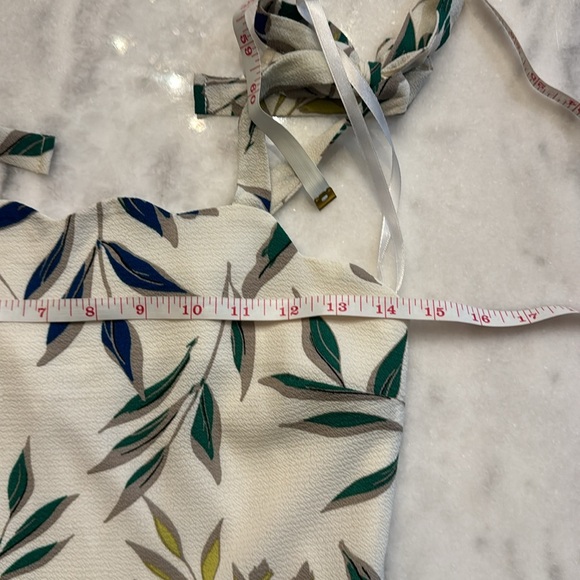 Monteau Los Angeles floral a-line tie strap pocket dress size small - Picture 8 of 10